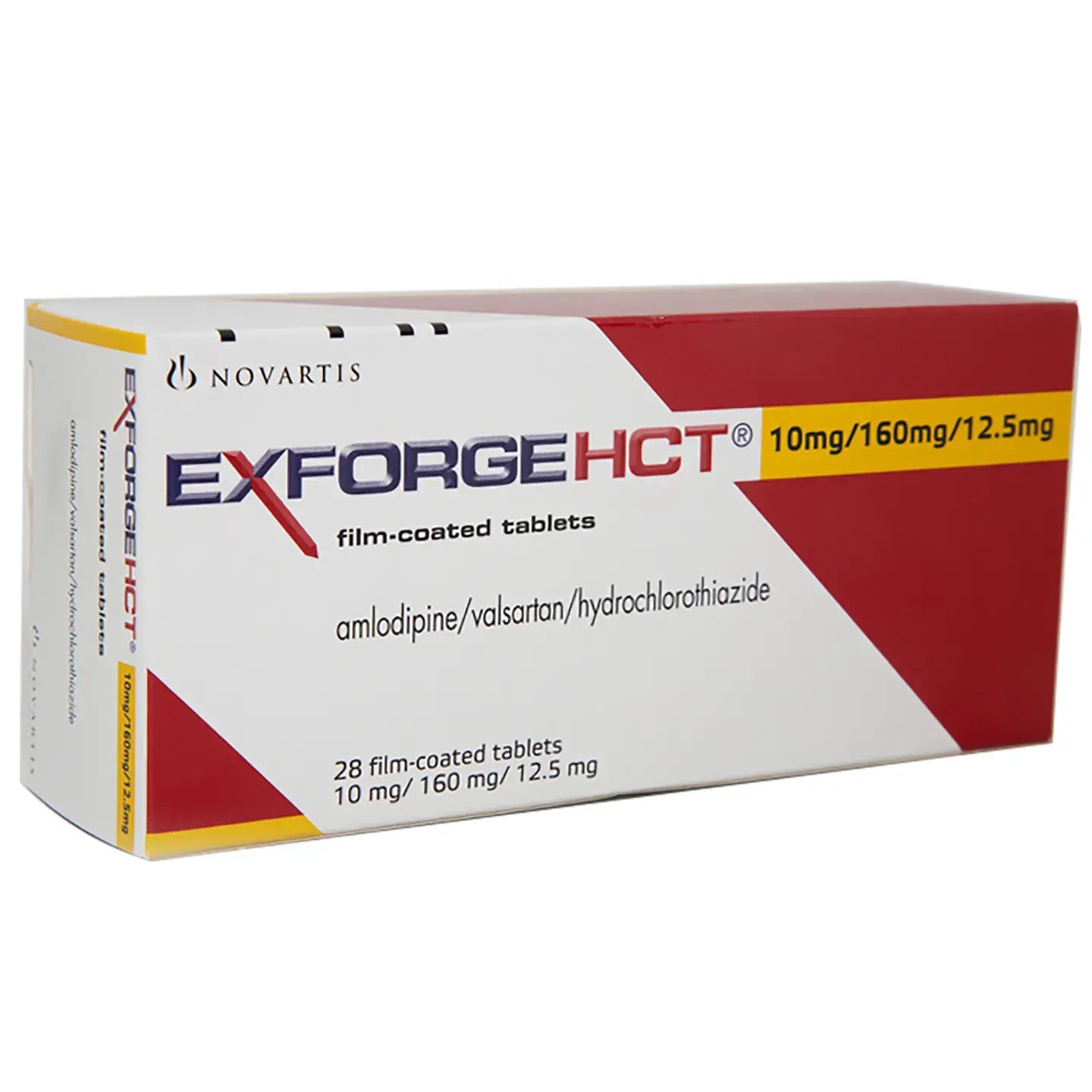 Exforge Hct 10/160/12.5Mg 28 Tablets