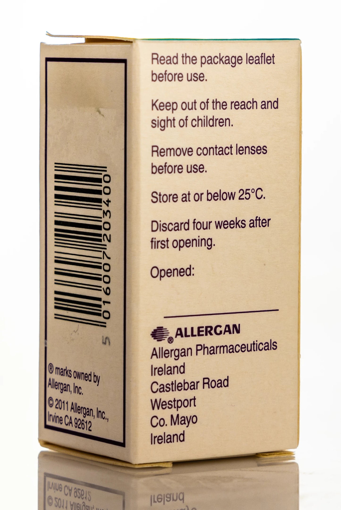 Lumigan 0.1Mg/Ml Eye Drops