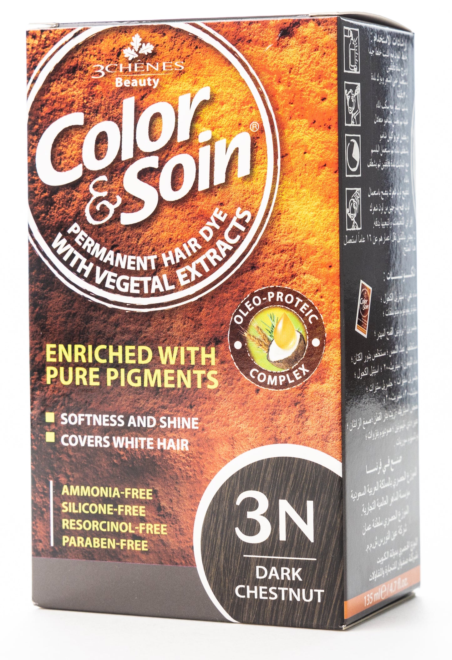 Color & Soin Permanent Hair Color [3N] Dark Chestnut Brown