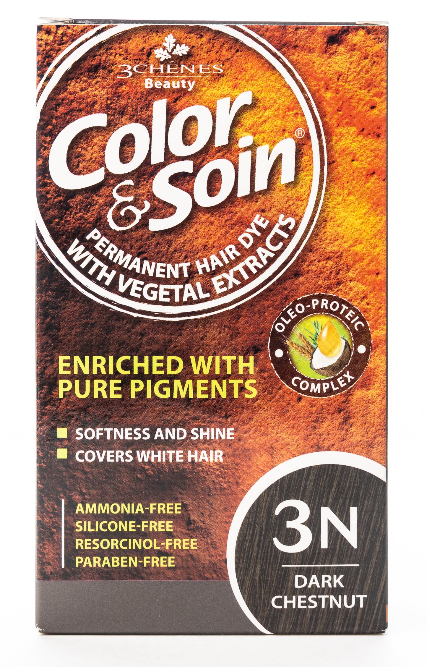Color & Soin Permanent Hair Color [3N] Dark Chestnut Brown