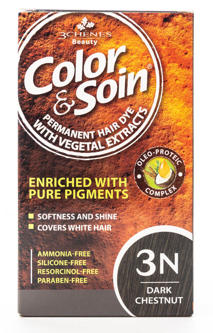 Color & Soin Permanent Hair Color [3N] Dark Chestnut Brown