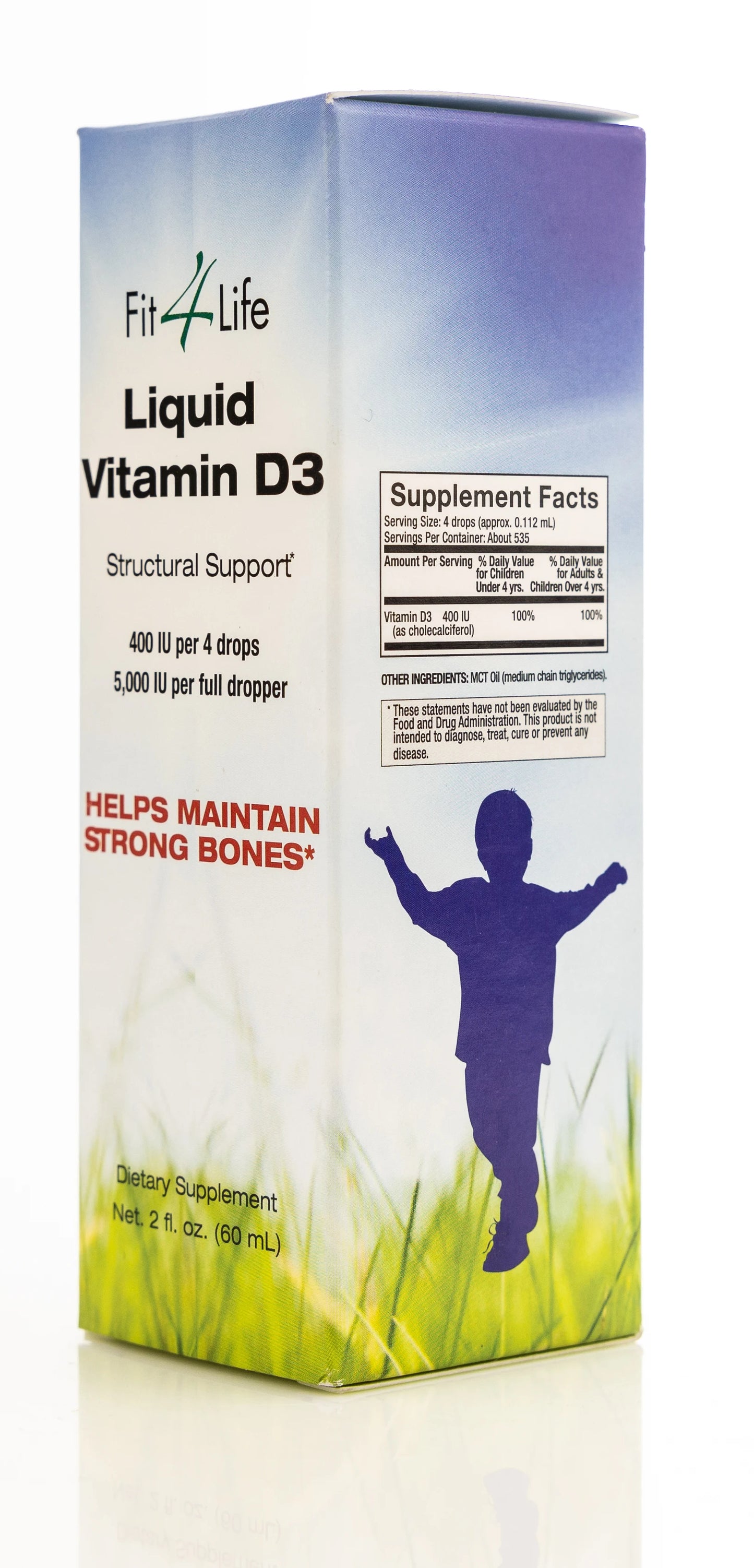 Fit4Life Vitamin D3 Liquid 2 Oz