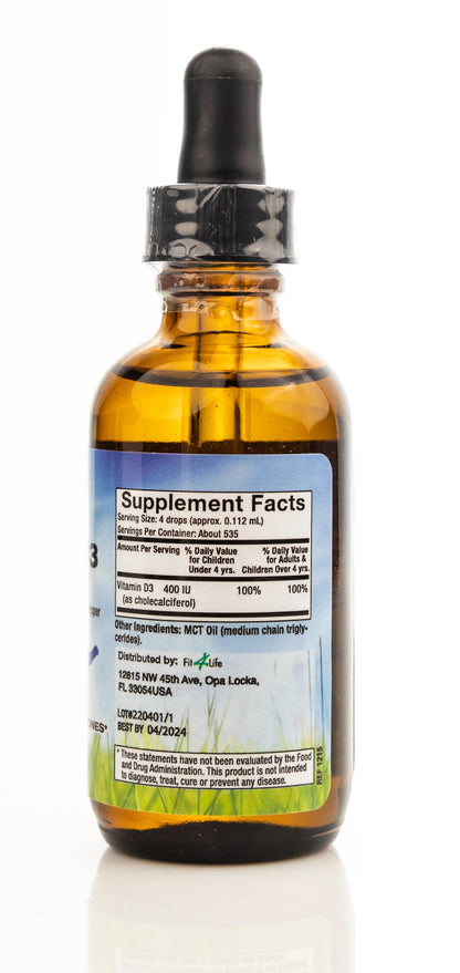 Fit4Life Vitamin D3 Liquid 2 Oz