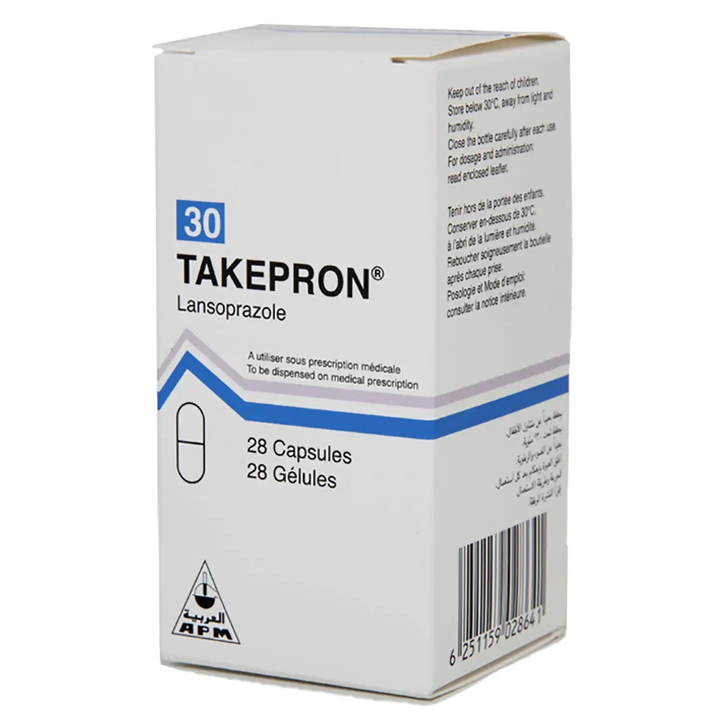 Takepron 30Mg 28 Capsules