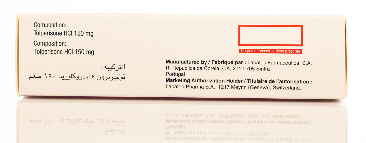 Mydocalm 150Mg 30 Tablets