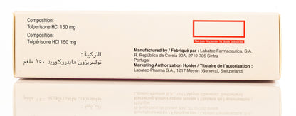 Mydocalm 150Mg 30 Tablets