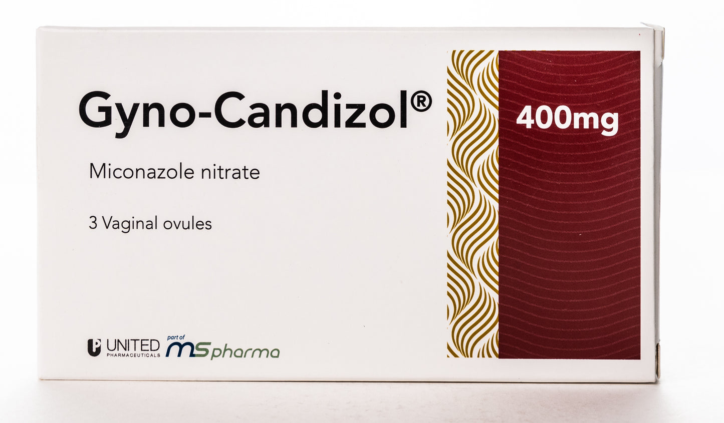 Gyno Candizole 400Mg 3 Ovules
