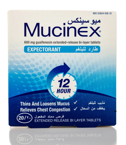Mucinex 600Mg 20 Tablets