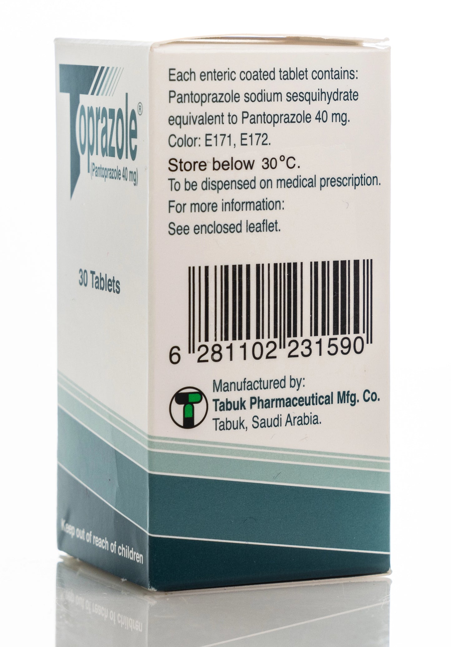 Toprazole 40Mg 30 Tablets