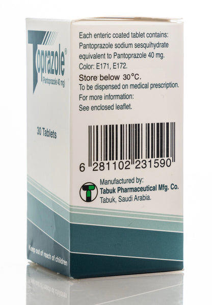 Toprazole 40Mg 30 Tablets