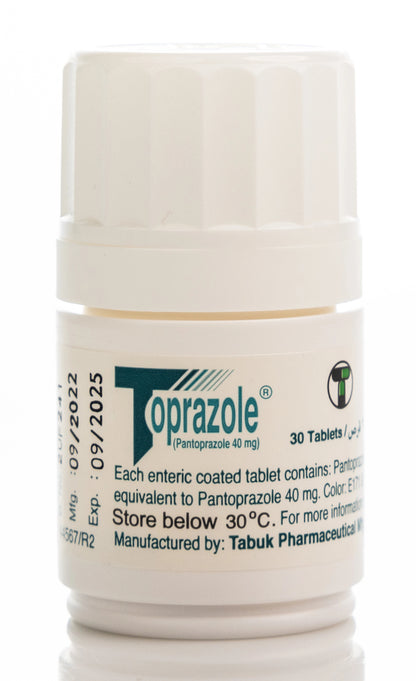 Toprazole 40Mg 30 Tablets