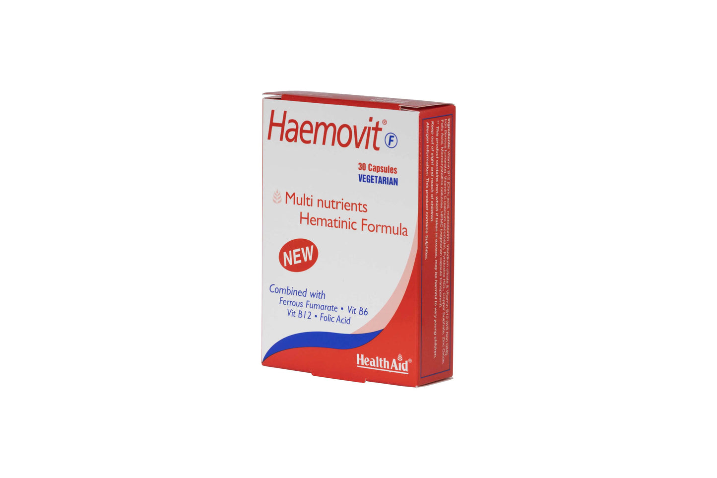 Health Aid HaemoVit-F 30 Capsules