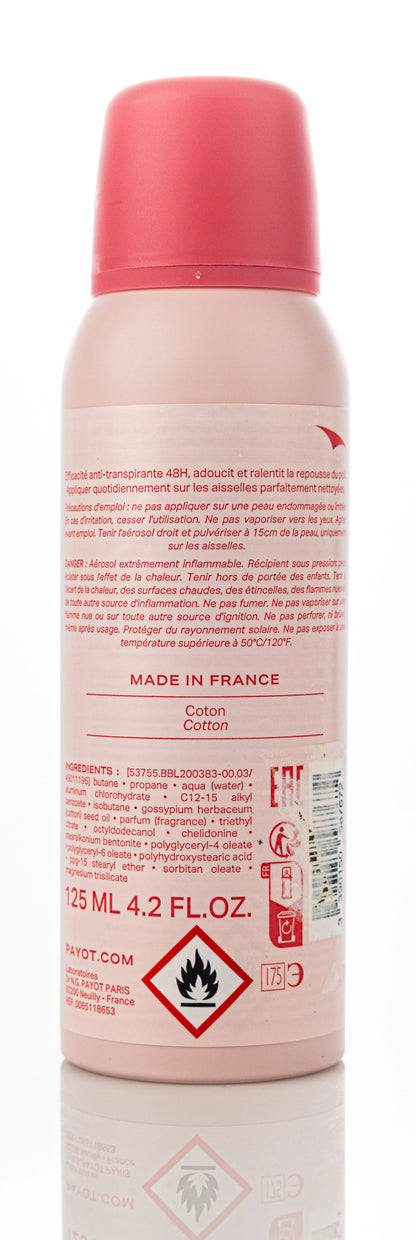 Payot Rituel Corps 48H Anti-Perspirant and Anti-Regrowth Spray 125 Ml