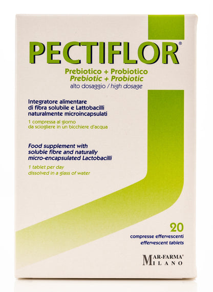 Pectiflor Prebiotic+Probiotic 20 Effervescent Tablets