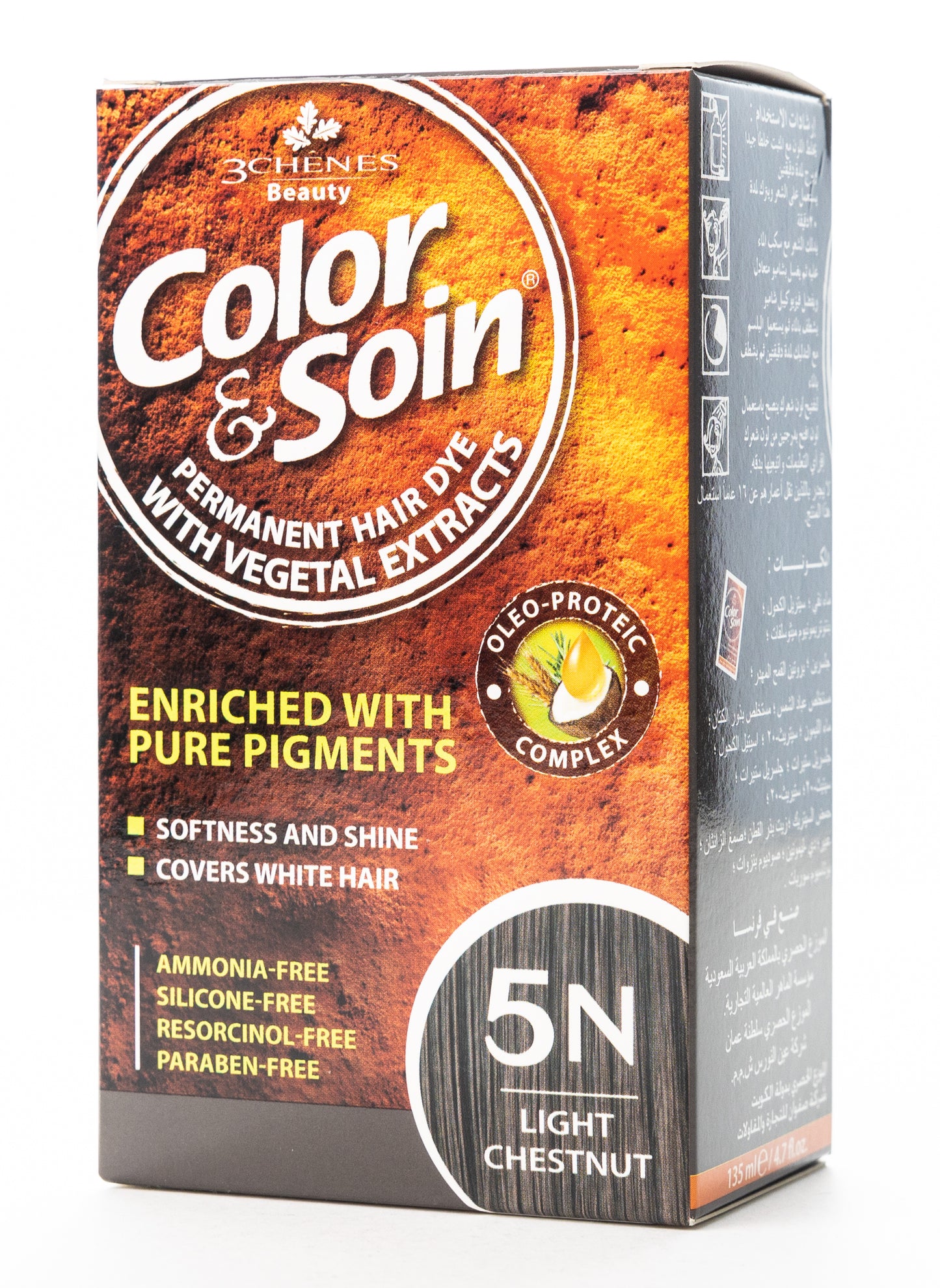 Color & Soin Permanent Hair Color [5N] Light Chestnut
