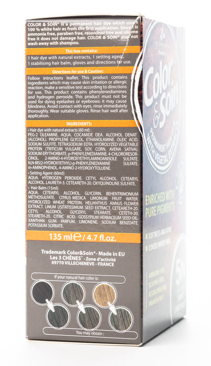 Color & Soin Permanent Hair Color [5N] Light Chestnut
