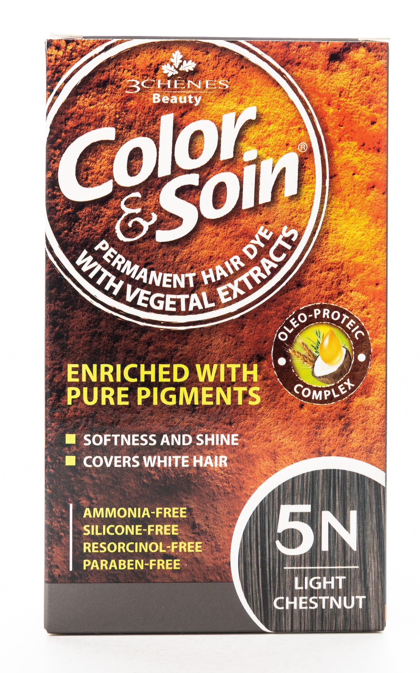 Color & Soin Permanent Hair Color [5N] Light Chestnut