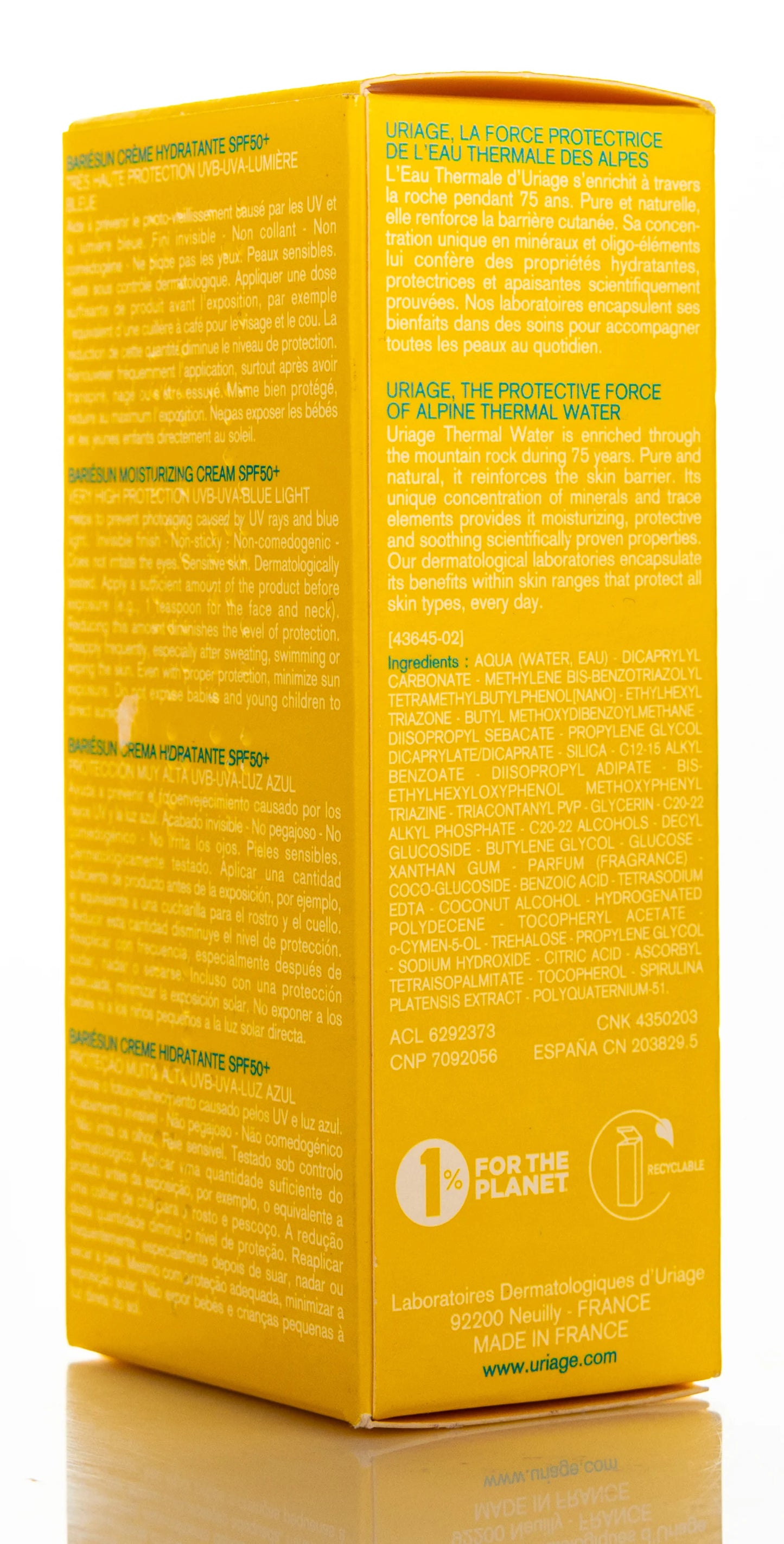 Uriage Bariesun Spf 50+ Cream 50 ml
