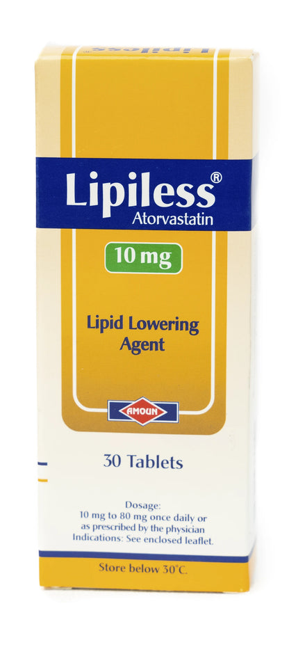 Lipiless 10Mg 30 Tablets