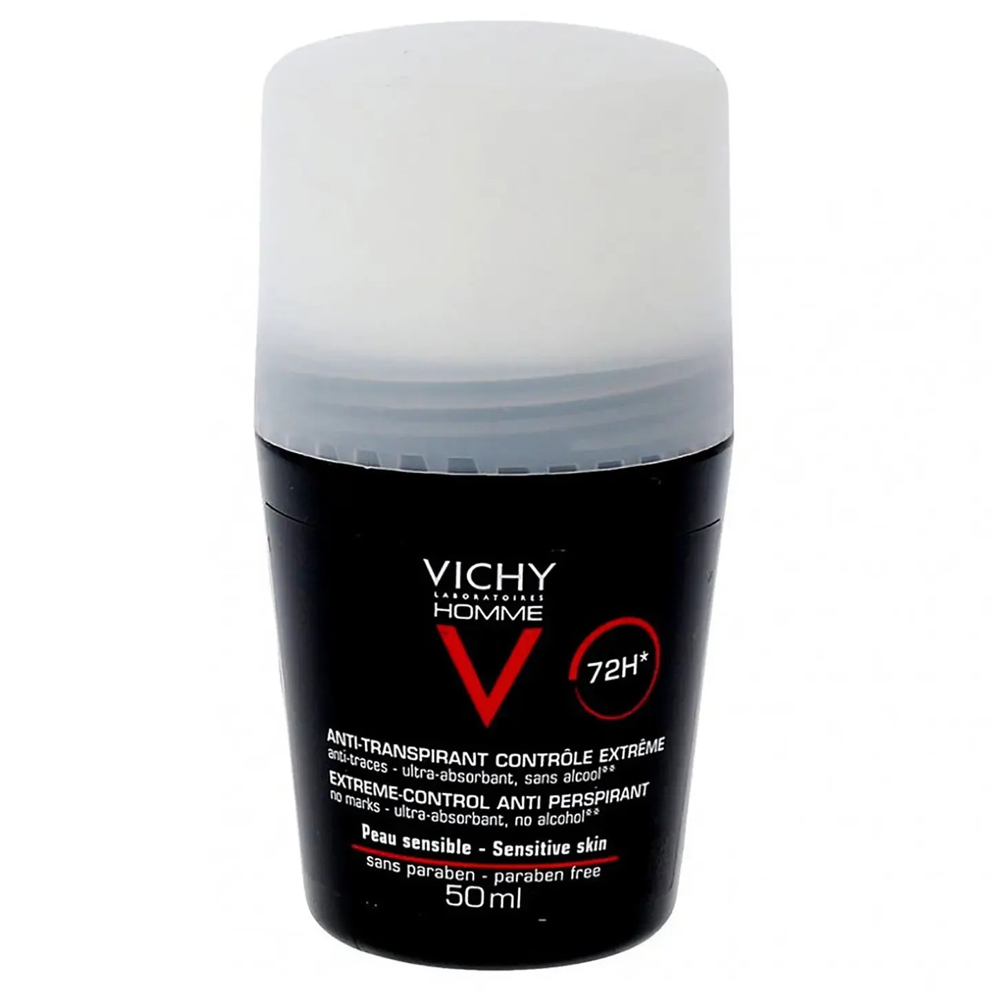 Vichy Deodorant  Roll On Men 72 Hours 50 ml [Black]