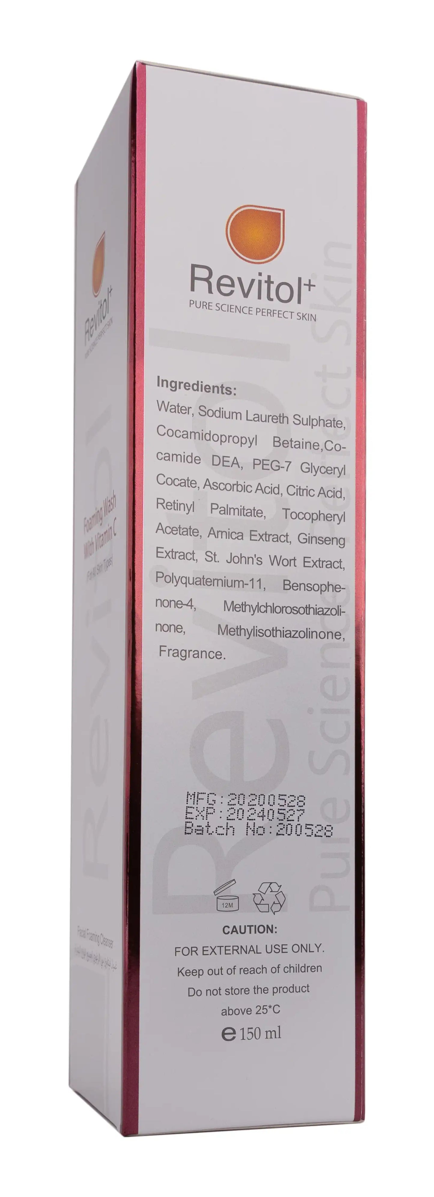 Revitol+ Vitamin-C Foaming Wash 150 Ml