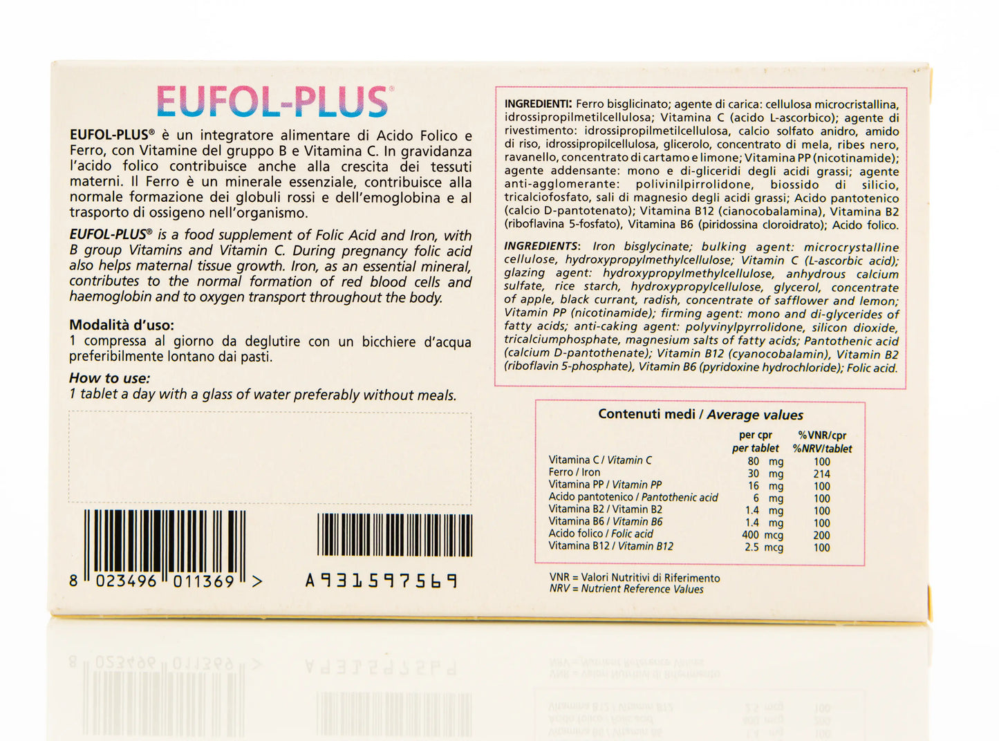 Eufol Plus 30 Tablet