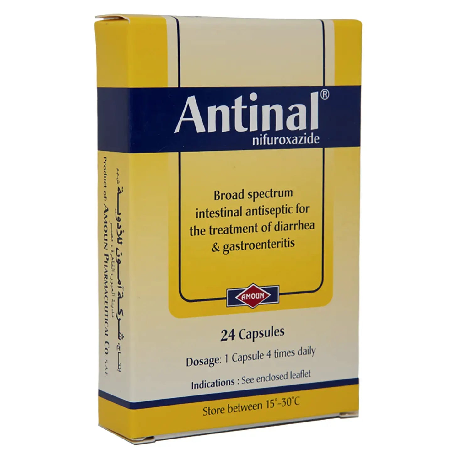 Antinal 200Mg 24 Capsules