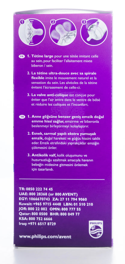Avent [491] Natural Response Bottle 1M+ 260 ML
