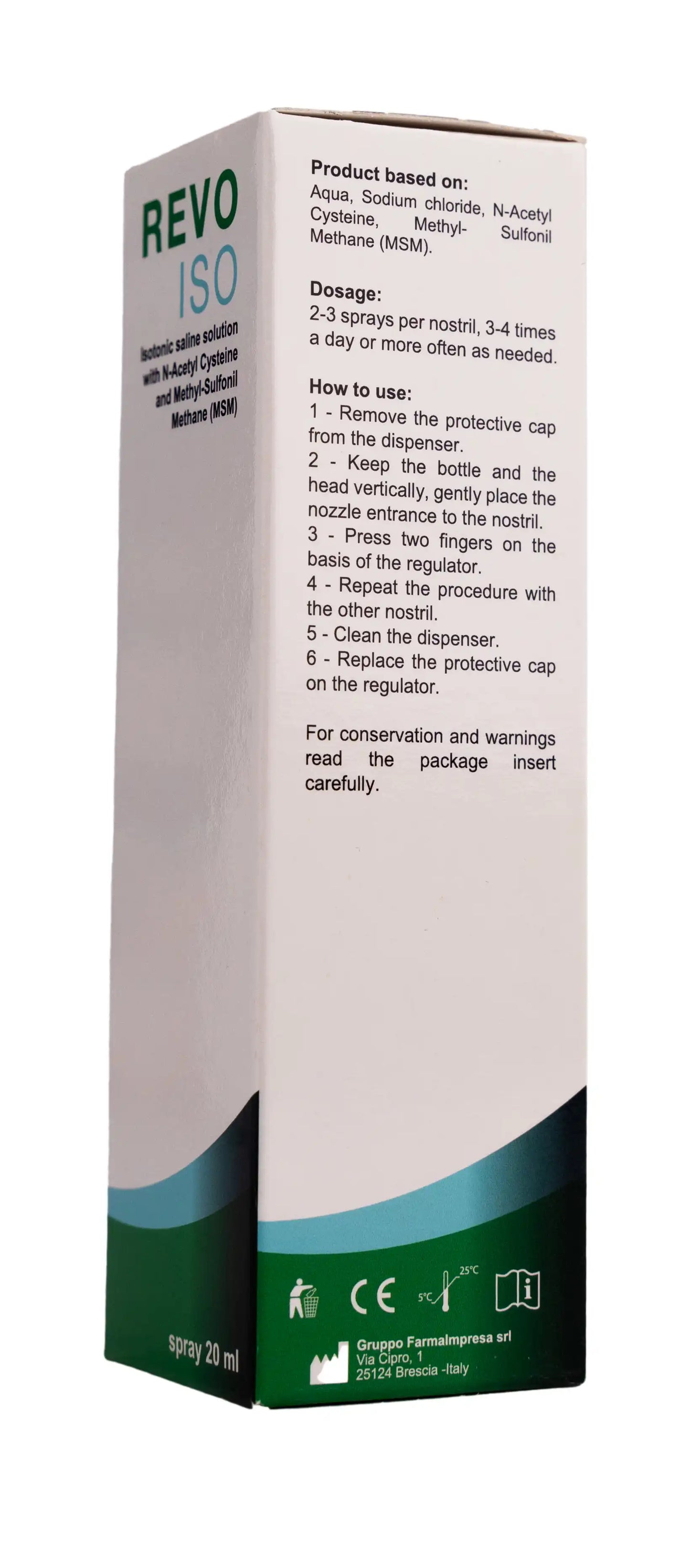 Revo Iso Nasal Spray 20ML