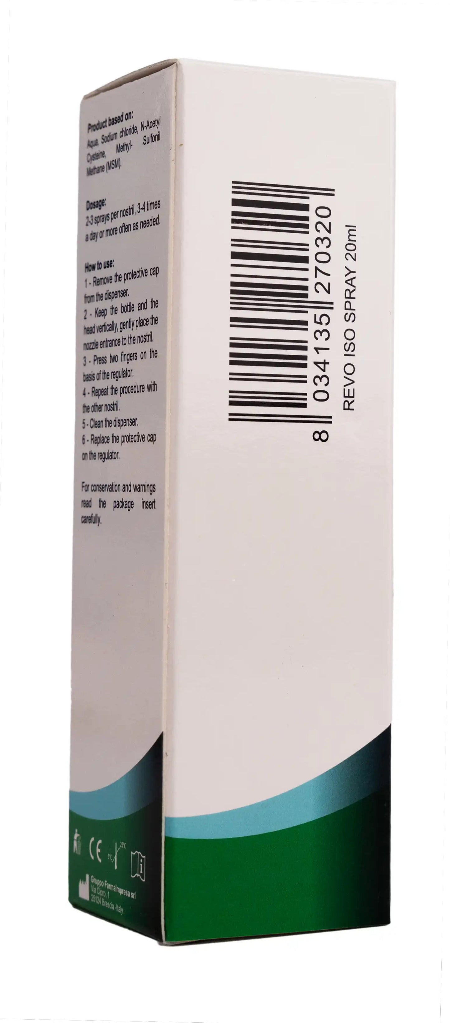 Revo Iso Nasal Spray 20ML