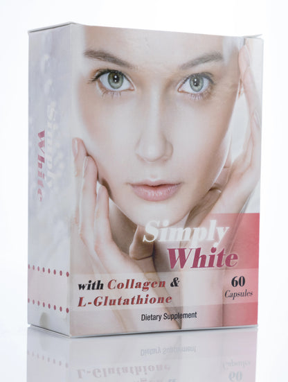 Simply White Collagen & L-Glutathione 60 Capsules