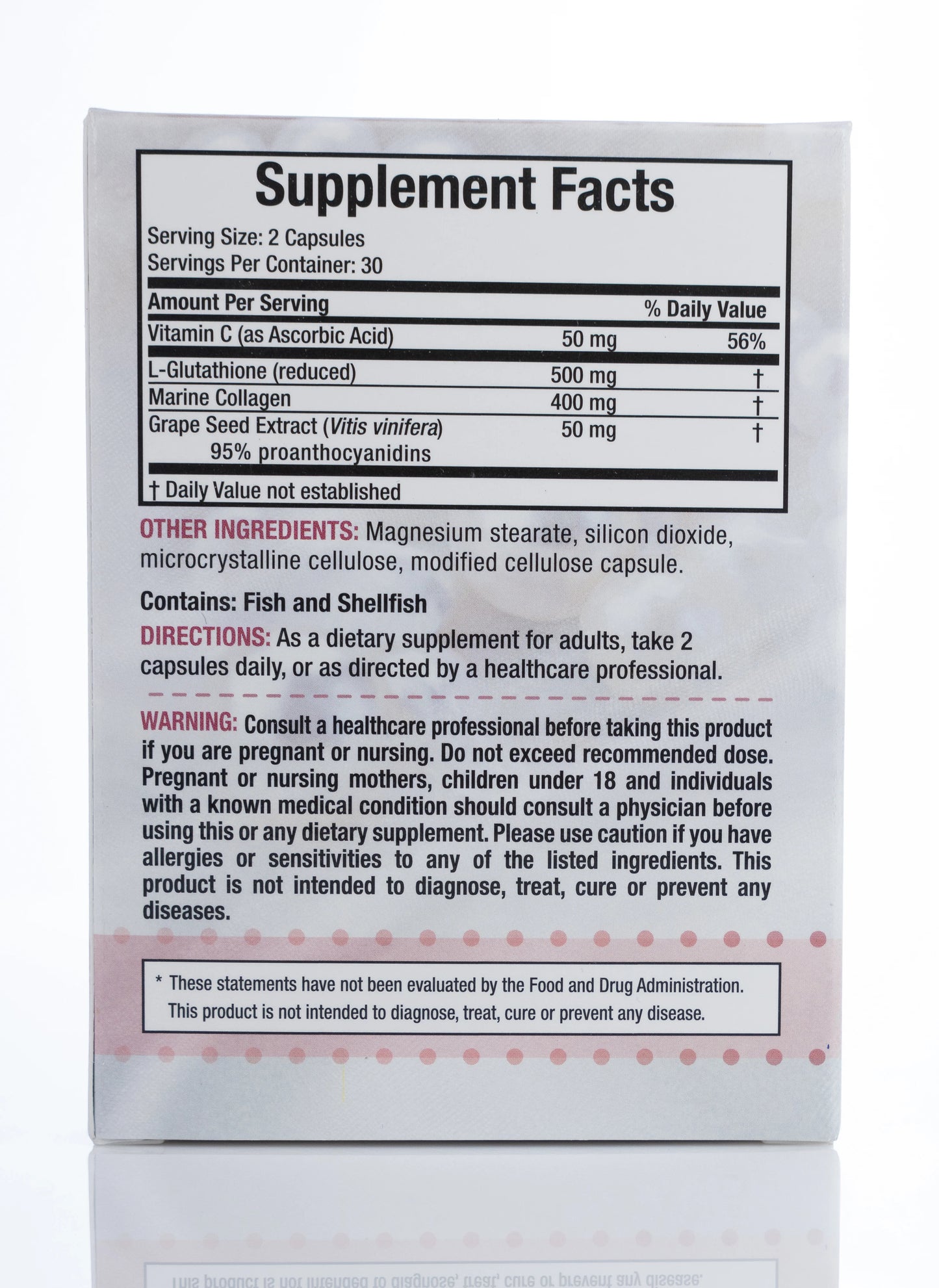 Simply White Collagen & L-Glutathione 60 Capsules