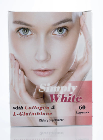Simply White Collagen & L-Glutathione 60 Capsules