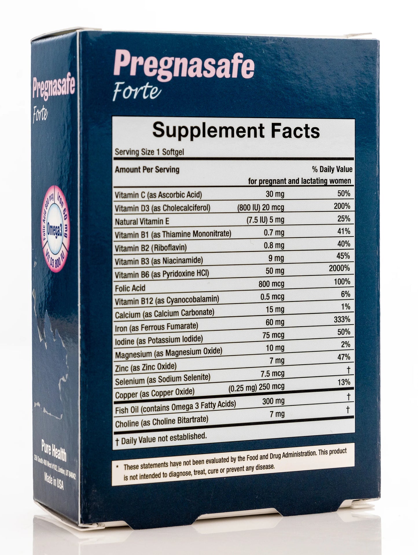 Pregnasafe Forte 30 Capsules