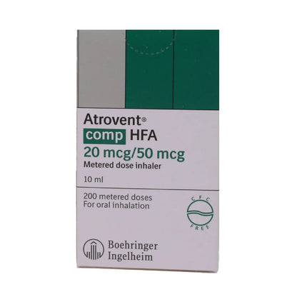 Atrovent Comp Hfa 20/50Mcg Inhaler 10Ml