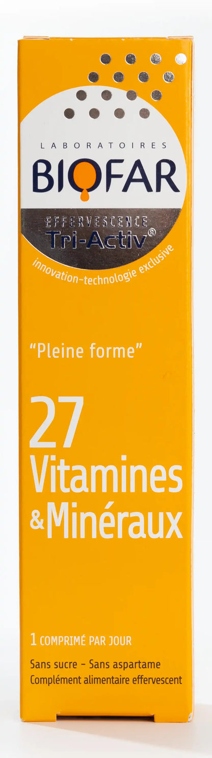 Biofar 27 Vitamins & Minerals 15 Effervescent Tablets