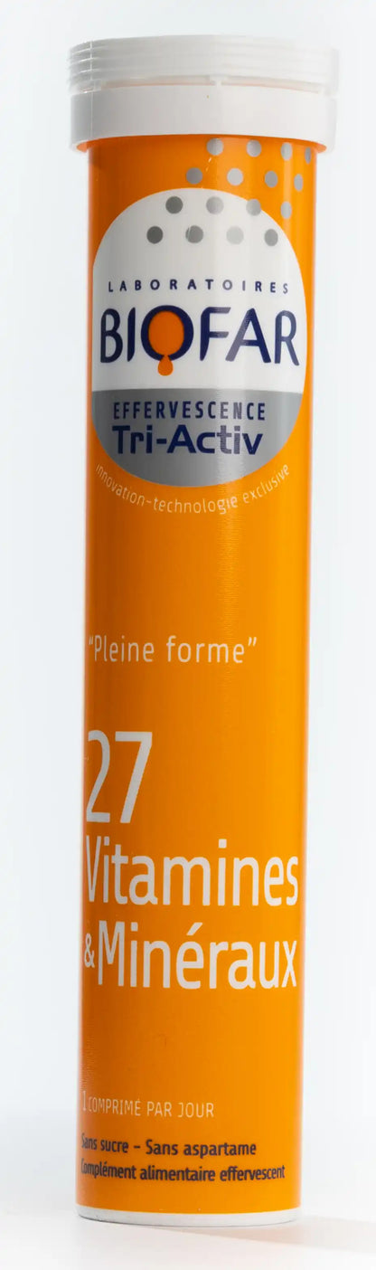 Biofar 27 Vitamins & Minerals 15 Effervescent Tablets