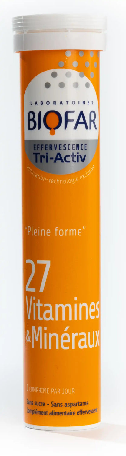 Biofar 27 Vitamins & Minerals 15 Effervescent Tablets