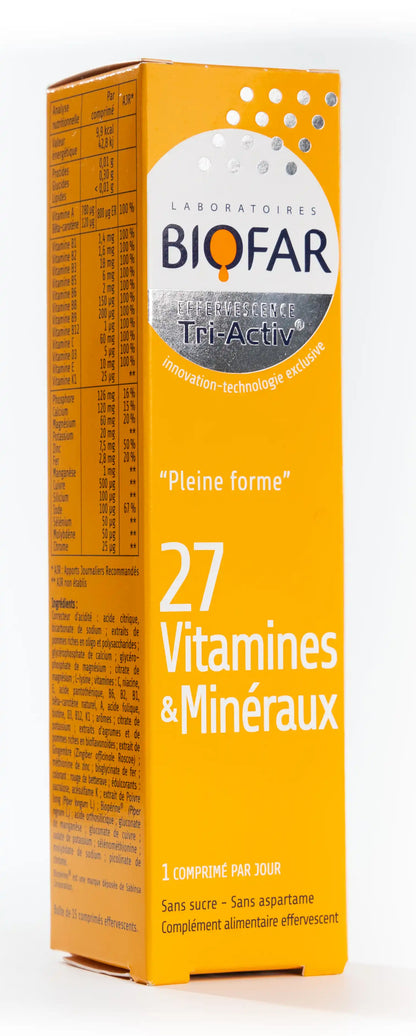 Biofar 27 Vitamins & Minerals 15 Effervescent Tablets