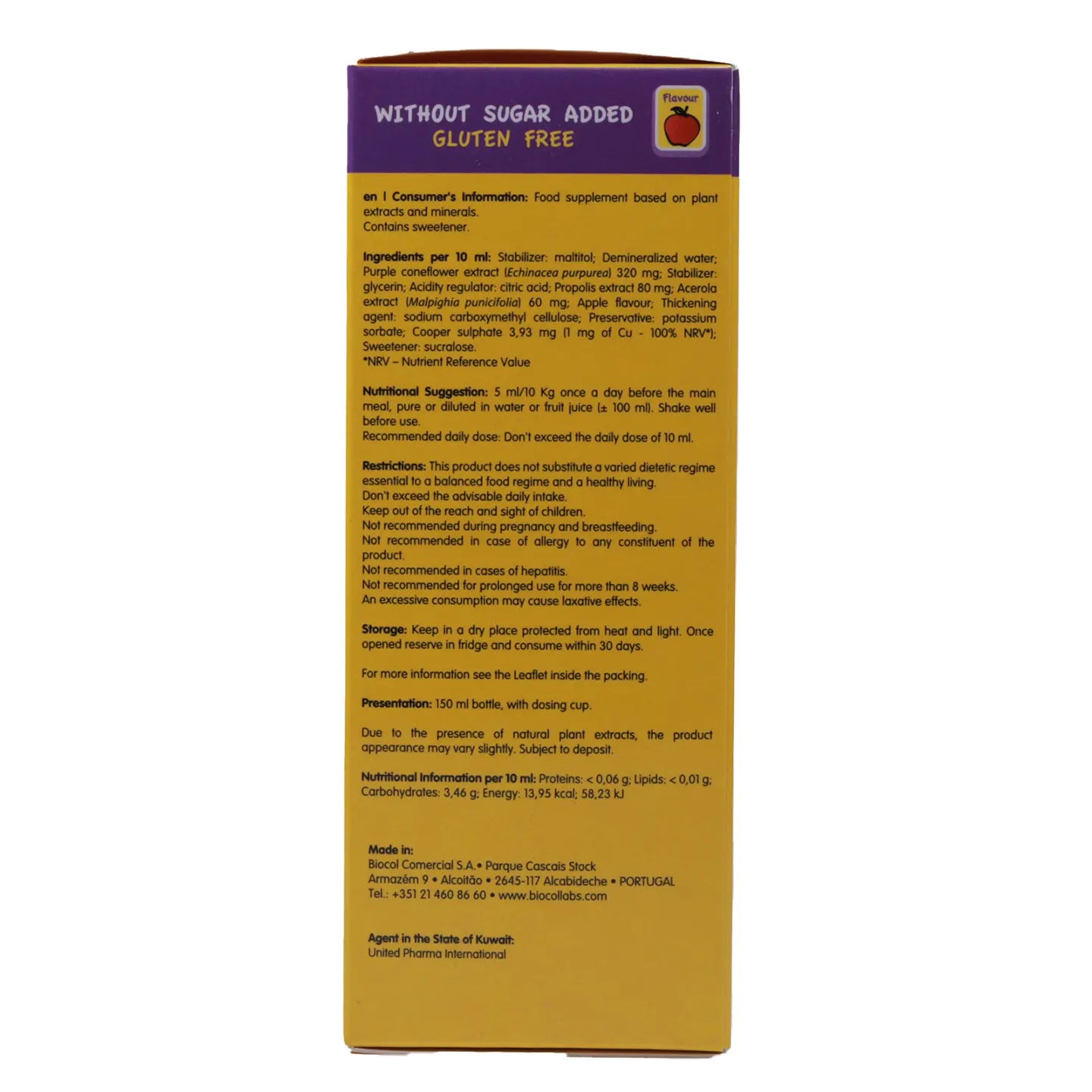 Biocol Kids Frt Immunity 150 ml