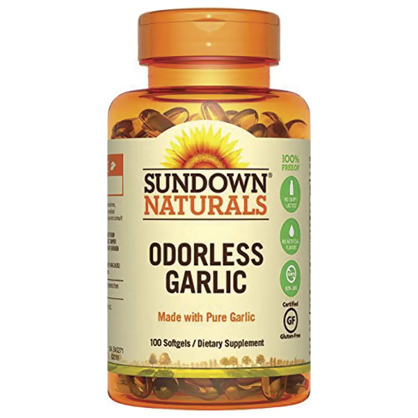 Sundown Garlic 75mg 100 Softgels