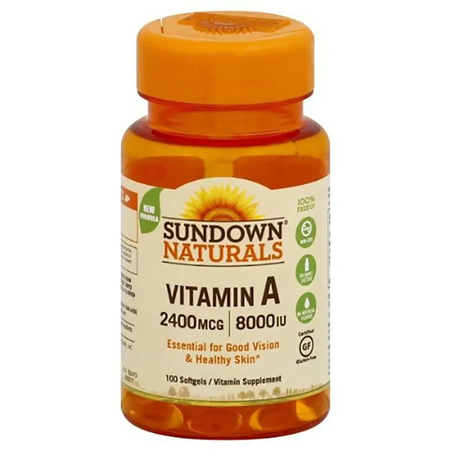 Sundown Vitamin A 8000 IU 100 Softgels