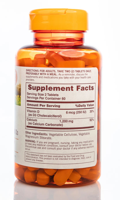Sundown Calcium 600 mg 120 Tablets