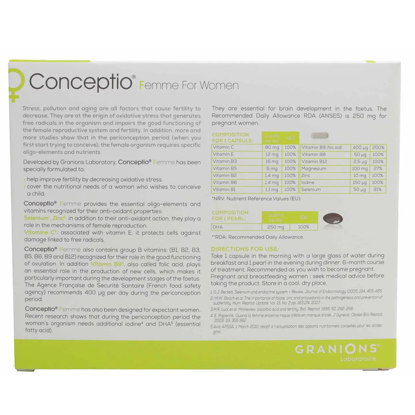 Conceptio For Women 30 + 30 Capsule