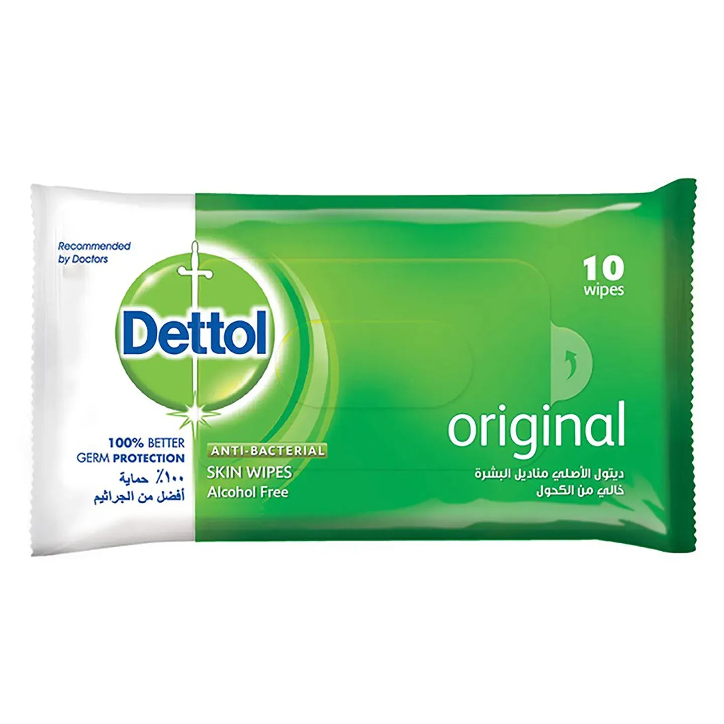 Dettol Anti-Bacterial Wipes 10 Pieces
