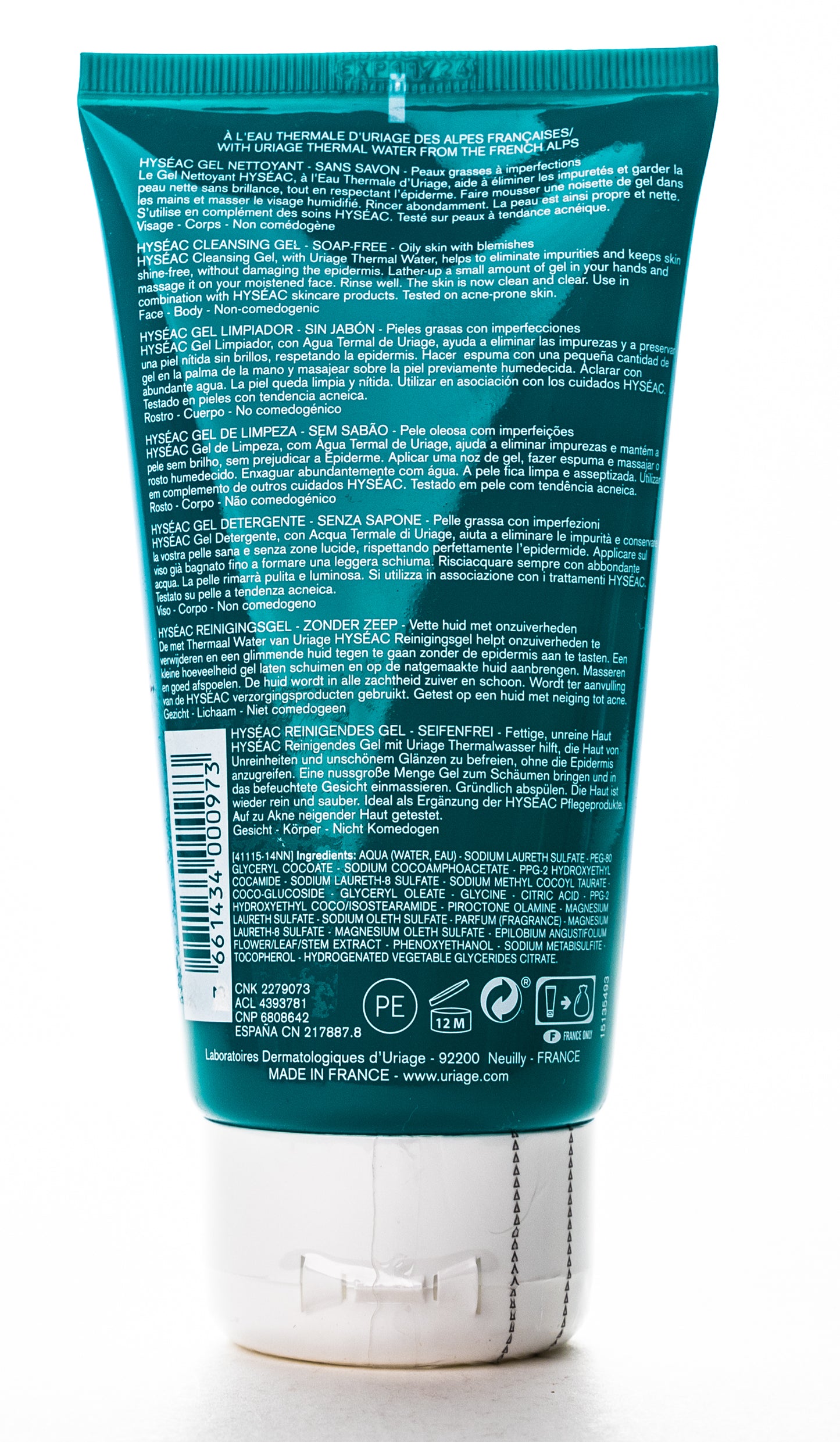 Uriage Hyseac Cleansing Gel 150 ml