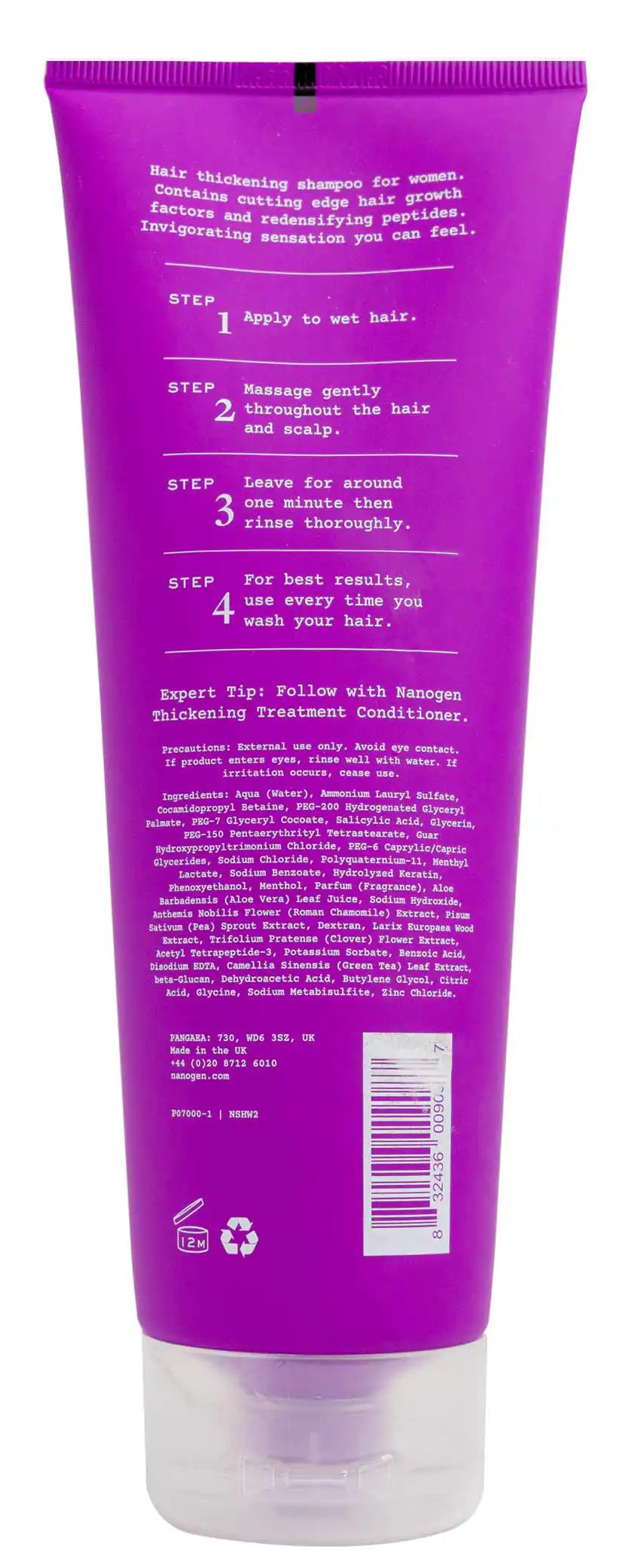 Nanogen shampoo Women 240 Ml