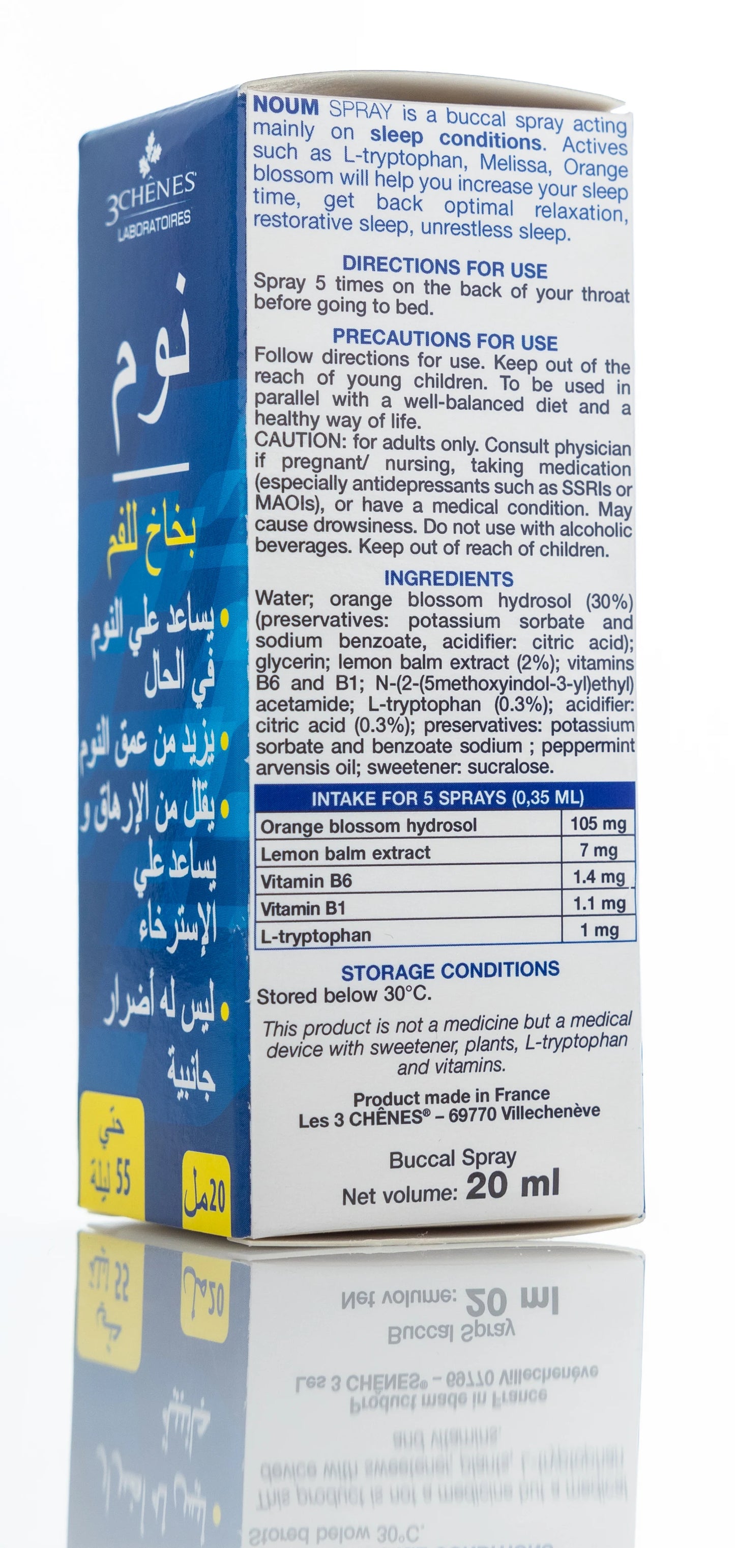3 Chenes Noum Sleep Spray 20 Ml