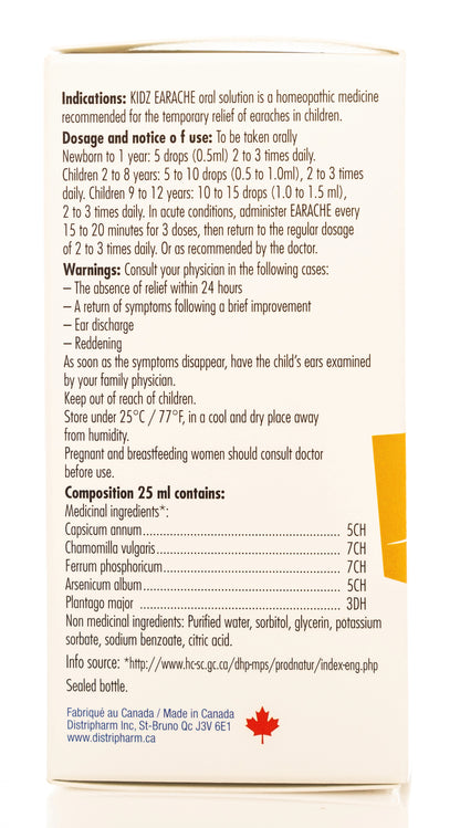 Kidz Earache Oral Drops 25 ml