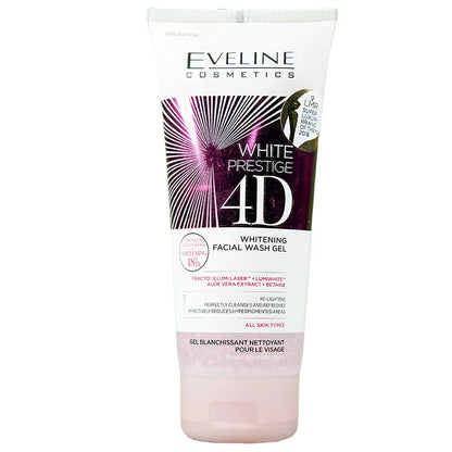 Eveline White Prestige 4D Whitening Facial Wash Gel 200 Ml